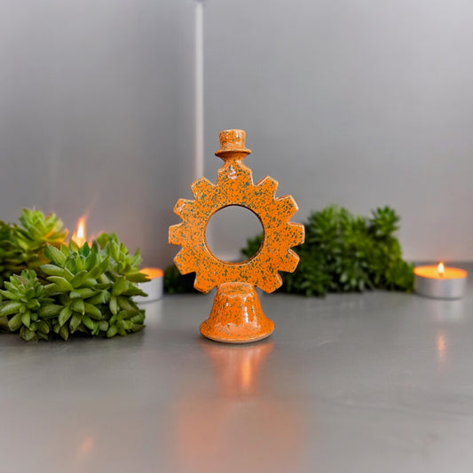 Equinox Gear Candle Holder